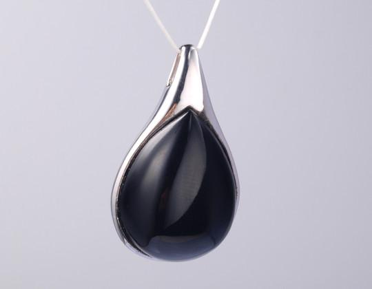Lindo 18K ouro Princesa corte colar de diamante clássico brilhante acabamento 925 prata pendente de pedra preciosa