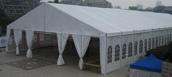 Custom PVC Coated Outdoor Party Tents , Self - Cleaning Wedding Party Tents
