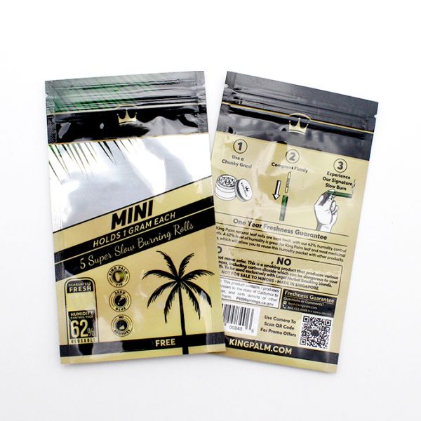 Пластмассовая упаковка для сигарок с застежкой