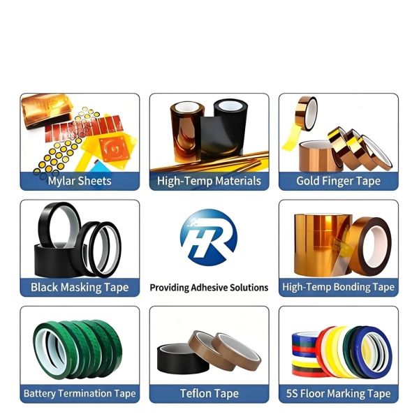 Black Matte Polyimide Tape with Full Blackout Low Reflectivity High Temp Resistance and Excellent Electrical Insulation