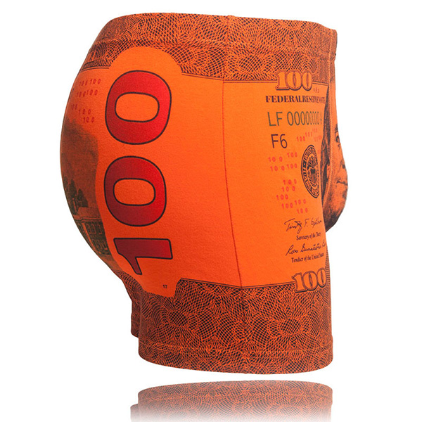 Fast deliver Underwear Men Letter Print Cotton Boxer Sexy Brand Cuecas Cool Mens Underwear