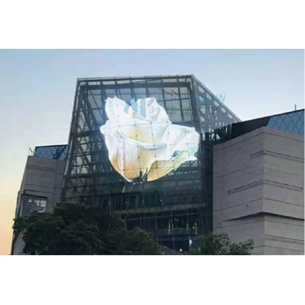 ピクセル ピッチ30mm 40mm 50mm LEDのカーテンの表示屋外柔らかいLED網目スクリーン