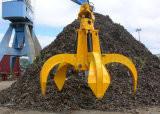 Steel Long Life Orange Peel Grab Hydraulic Bulk Grab Bucket As Part Of Crane