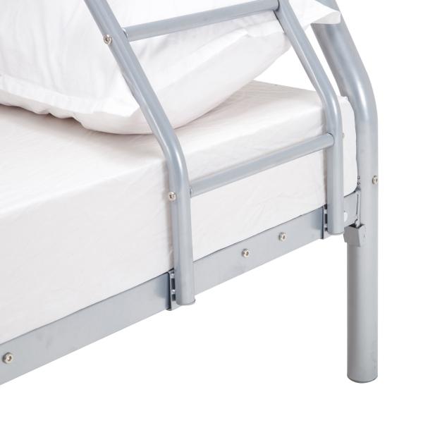 Modern Furniture Iron Bunk Beds High Load Carrying Strength Powder Coat Finish
