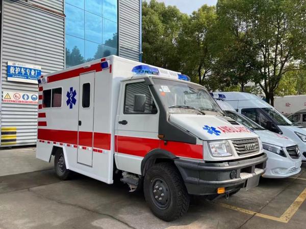 3610mm Wheelbase Emergency Ambulance Car  4X4 Cross Country Ambulance