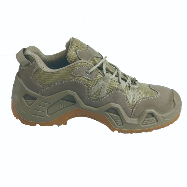 Round Toe Style Army Boots for Men and Women 36-47 Sizes Suede Cow Leather Oxford Fabric Upper