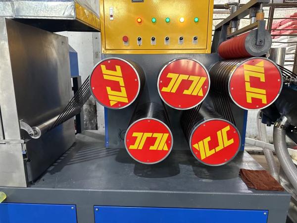 Máquina de fabricação de tiras de embalagem de PP com controle PLC Siemens Motor Tela de banda extrusora Não-ferrugem Tela de embalagem de plástico PP PET