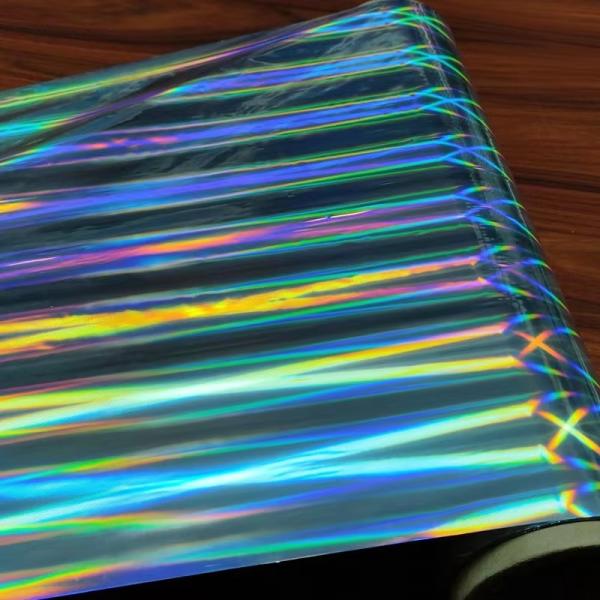 Various Designs Bopp Pet Good Holographic Effect Metalized Holographic Film for Packaging and Printing