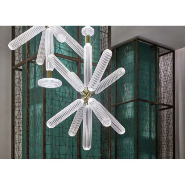 OEM ODM Современные высокие потолки люстры для высококлассных коммерческих мест