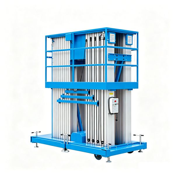 Aluminium Six Vertical Mast Lift Order Picker 18m-24m 150kg