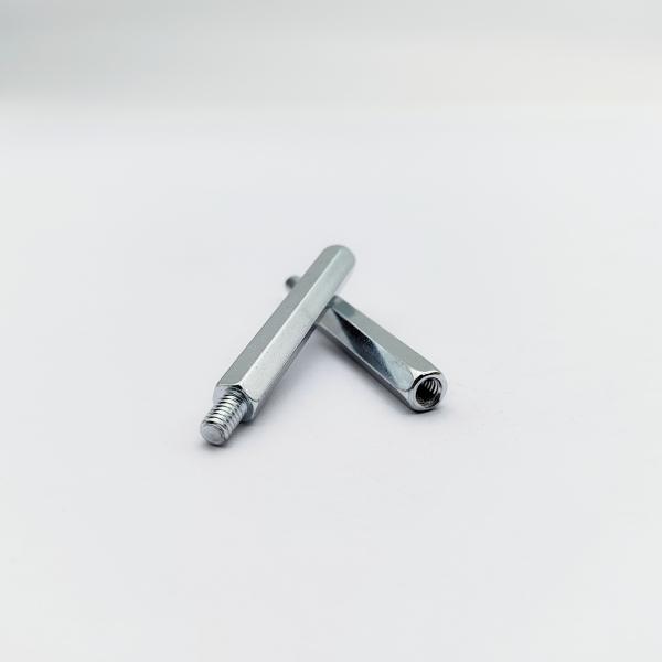 Tornillo separador hexagonal M4 de 40 mm macho-hembra para PCB, acero inoxidable