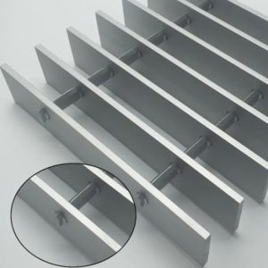 2mm Thickness Aluminum Bar Grating For Walkway Platform
