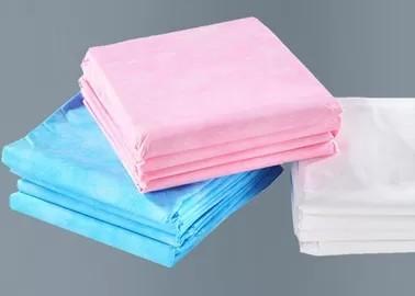 Folhas de cama impermeáveis descartáveis não tecidas da polegada 19.7x27.6 branca
