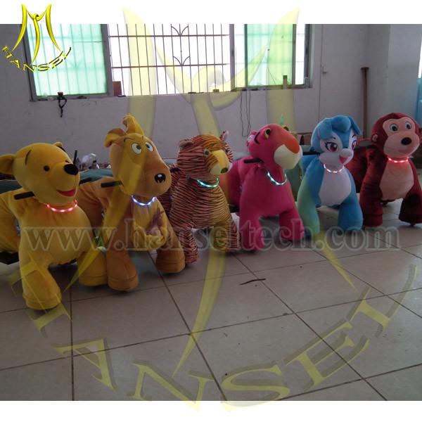 Hansel 2016 high quality Plush Animal Electric Scooter Electric Animal Ride Cheap Go Karts For Sale