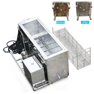 2 Tank Ultrasonic Cleaning Equipment 266L , Injection Mold Cleaning Machine