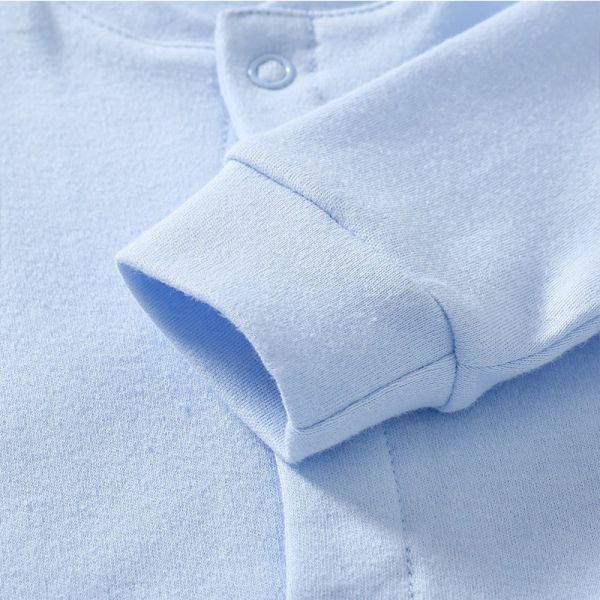 Custom Design Organic Cotton Bamboo Baby Clothes Baby Boy Romper Unisex Onesie Long Sleeve Soft Clothes Baby Bodysuit