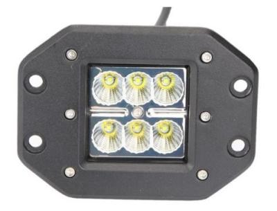24W High Power Flush Mount Off Road Led Lights 1800 Lumen Flood / Spot Beam