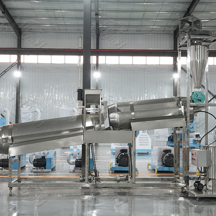 500-1000 kg/h Aquafeed Pellet Production Line for Fish Farms