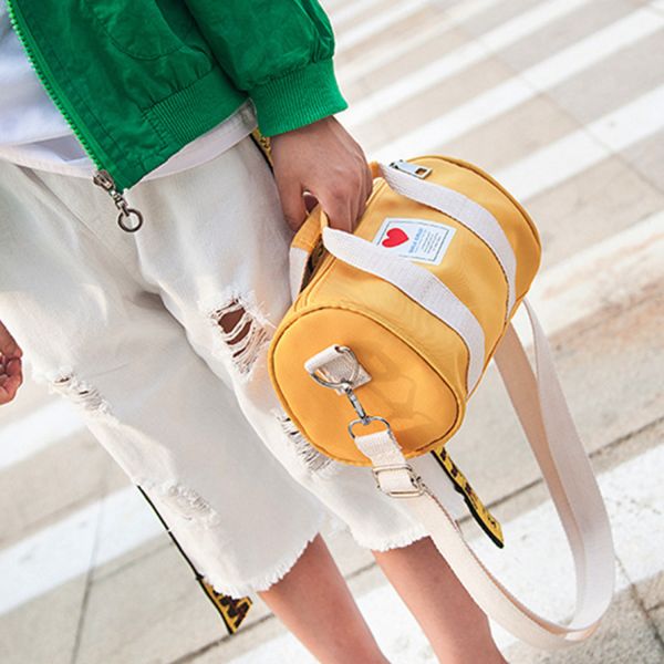 Super fire new bungee bag summer Korean version of waterproof twill bag parent-child travel light letter backpack