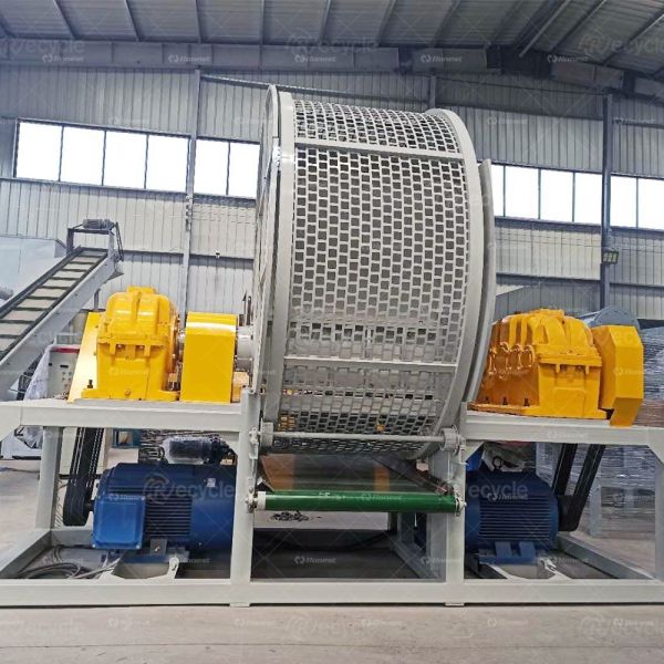Tyre Rubber Shredder Steel Scrap Shredder Iron China Metal Shredding Machine