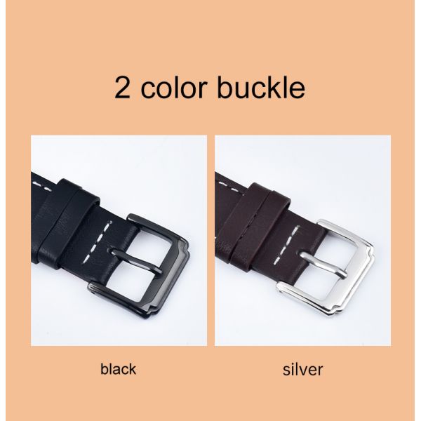 Woven-line 3D Genuine Leather Watch Strap · OEM/ODM