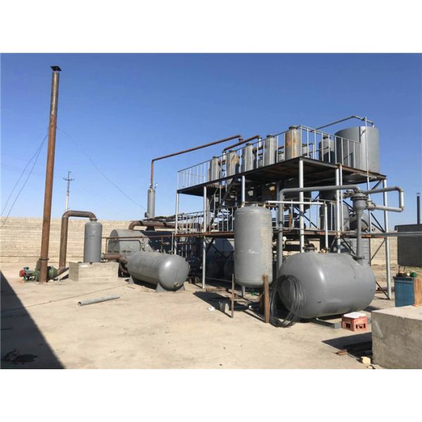 85% Oil Rate Waste Engine Oil Recycle To Diesel Distillation Refining Plant