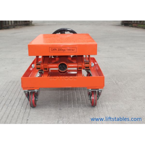 o parafuso da bola da altura de 1190mm Scissor o caminhão da tabela de elevador sem os carros móveis do elevador da bomba hidráulica