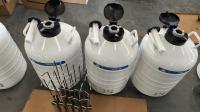 試料輸送のための冷熱性乾燥運送用ポータブルLN2蒸気相容器