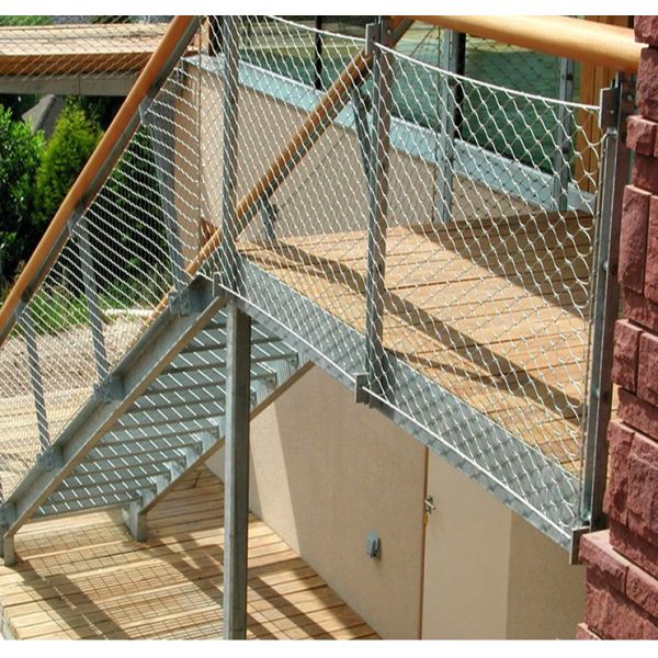 High Strength Diamond Ferrule Stainless Steel Cable Woven Wire Rope Mesh