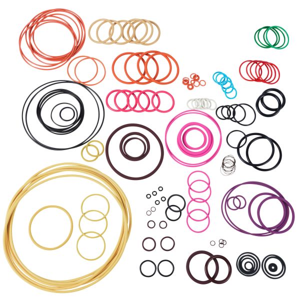 Durable Oil-Resistant AS568 FFKM Chemical-Resistant FKM Rubber O-Rings for Oilfield and Petrochemical Sealing

