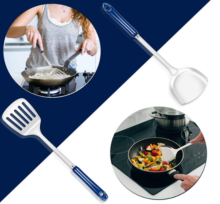 ODM Kitchen Utensils Stainless Steel Set , CU Kitchen Cooking Utensils Set