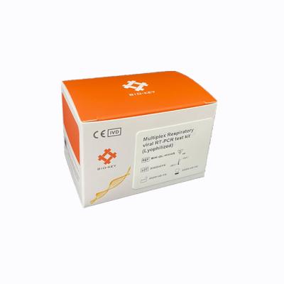 PCR TaqMan Respiratory Viral SARS CoV 2  Influenza A B Nucleic Acid Detection Test Kit