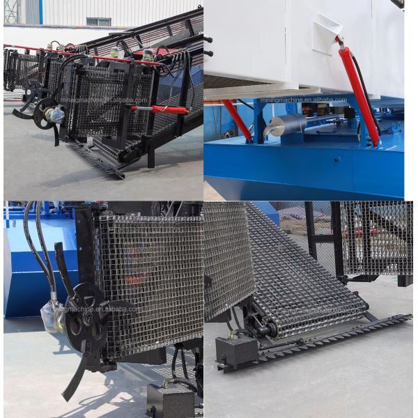 Stainless Steel Aquatic Plant Harvester with Large 300L Fuel Tank for High Endurance Water Hyacinth Removal