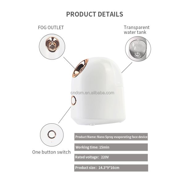Commercial Multifunction Facial Machine with Handheld Steamer and Lightening Function