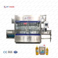 Machines de capsulage remplissantes 4000BPH de bouteille d'huile d'essence de voiture de débit de lubrifiant en plastique de compteur