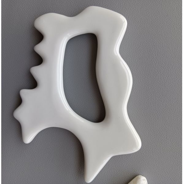 Body and Facial Massager for 2024 Ceramic Gua Sha Tool Guasha Stone Self Skin Care Spa Face Lifting Body Slimming Scraper