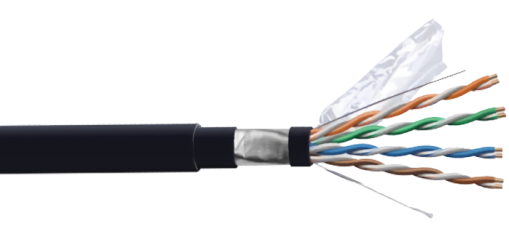 кабель ethernet 305m 1000ft 23/24AWG Cat5e ДО РОЖДЕСТВА ХРИСТОВА медный на открытом воздухе