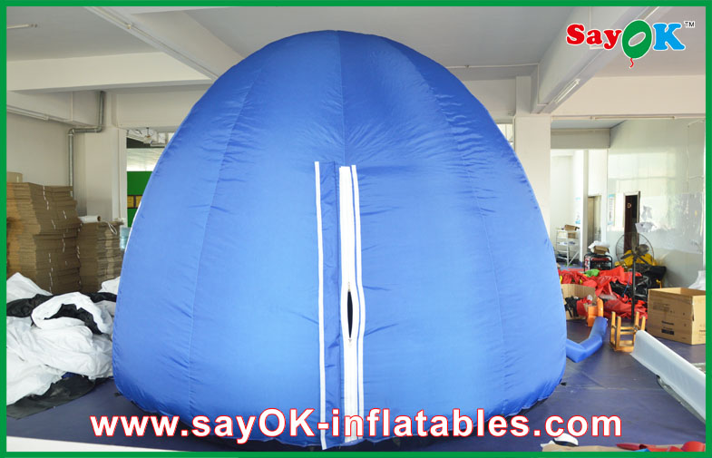 Blue 5m Oxford Cloth Inflatable Planetarium Projection Dome for Astronomy