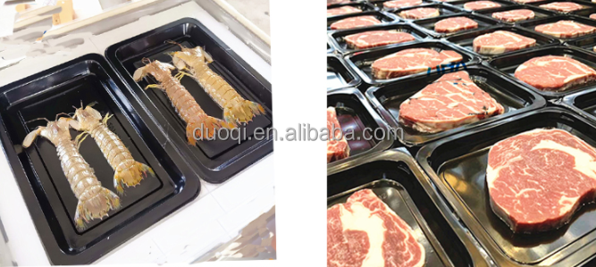 Duoqi Dq-240vct 260 MM Водородная вакуумная упаковочная машина для мяса, овощей и оборудования