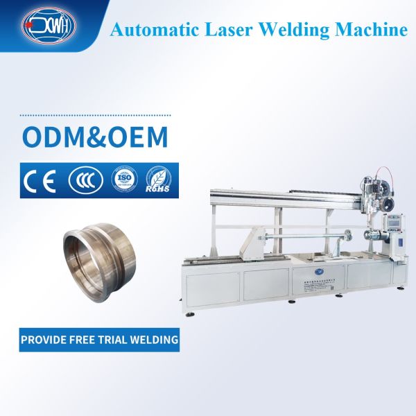 Auto Precise Stable Aluminium Steel Pipe Laser Welding Machine 2000W Rotary Clamping
