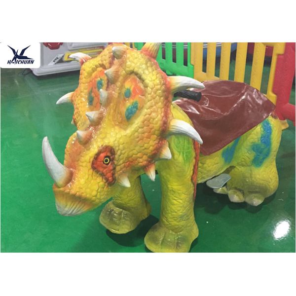 Lovely Cartoon Animatronic Animal Scooters Walking Dinosaur Toy Car Kiddie Rides
