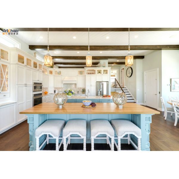 Импортированные модульные кухонные шкафы из твердого дерева из современной стильной коллекции Artcheer