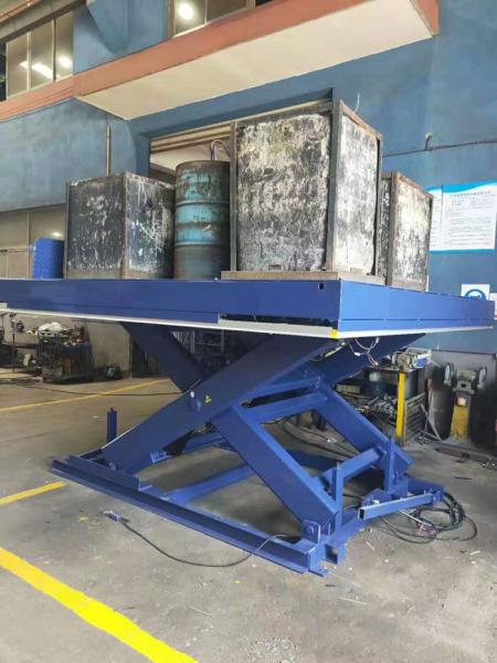 Elevador hidráulico da doca de Pit Mounted Stationary Scissor 4000kg com Toe Guard