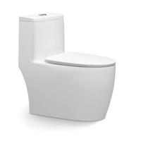 Céramique à double évacuateur de toilettes en une seule pièce Top évacuateur de toilettes S piège bol allongé Pour les hôtels Salles de bains