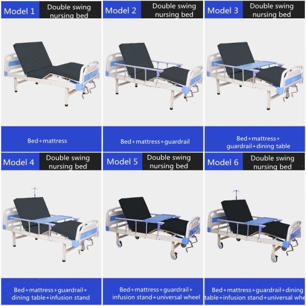 Кровати Medicare медицинских кроватей руководства крана двойника CE многофункциональные регулируемые для старшиев