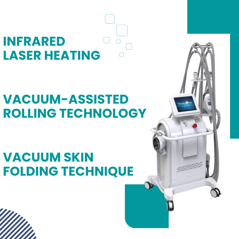 Vacuum Roller RF Slimming And Body Contouring Device Infrared Body Shaping And Skin Tightening Equipment