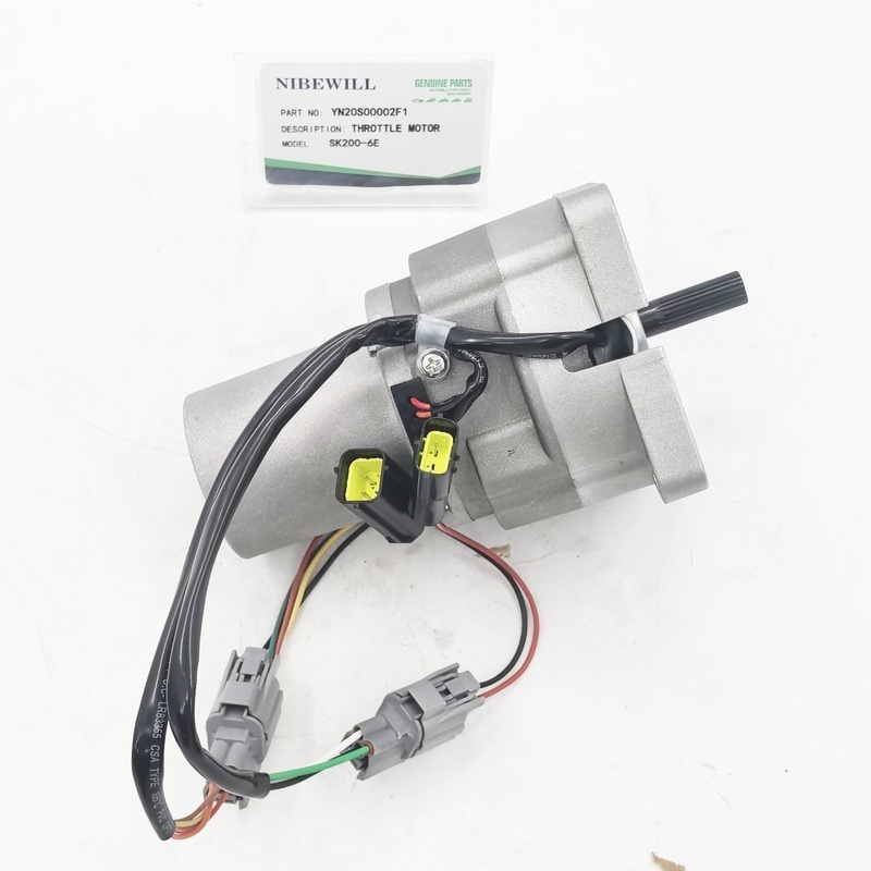 Throttle Motor YN20S00002F1 for Kobelco SK120-6E SK200-6E Excavators