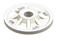 La fibra de vidrio emperna la placa D170mm de la ronda de GFRP con Falt/la nuez esférica/cónica