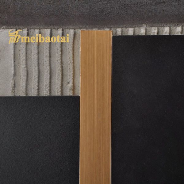 переходная полоса u пола нержавеющей стали PVC 7c окаймляя толщину 0.65mm