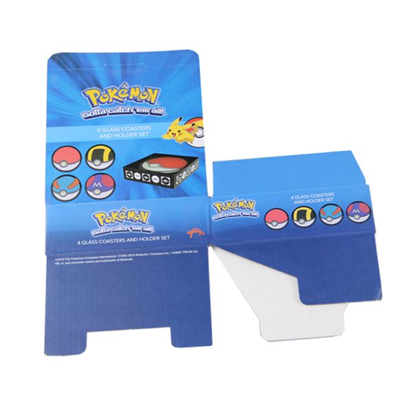 Customized Shape Tea Bags Packaging Boxes with UV Coating and Custom Printed Kraft Paper